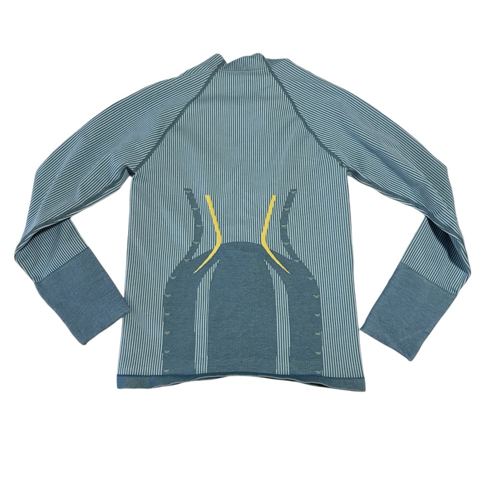 Fabletics Cassidy Seamless Jacket Blue Yellow S/M - image 5